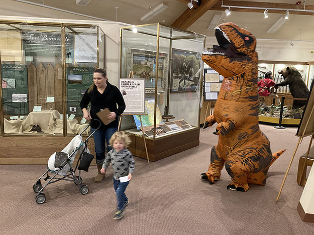 T-Rex at the Museum. Photo by Pinedale Online.