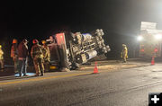 Crash site. Photo by Sublette County Sheriff's Office.