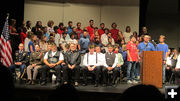 Pinedale High School Wrangler Choir. Photo by Dawn Ballou, Pinedale Online.