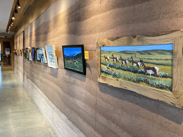 Art Show. Photo by Dawn Ballou, Pinedale Online.