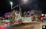 Pageant float. Photo by Dwan Ballou, Pinedale Online.