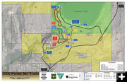 Nordic Ski Trail Map. Photo by Sublette County Recreation Board.