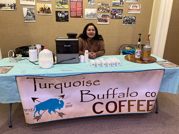 Turquoise Buffalo. Photo by Dawn Ballou, Pinedale Online.