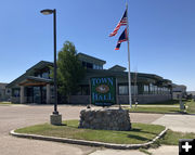 New Pinedale Town Hall. Photo by Dawn Ballou, Pinedale Online.