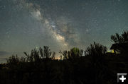 Milky Way over Pinedale. Photo by Dave Schultz.