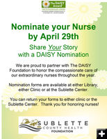 DAISY Award nomionations. Photo by Sublette County Health Foundation.