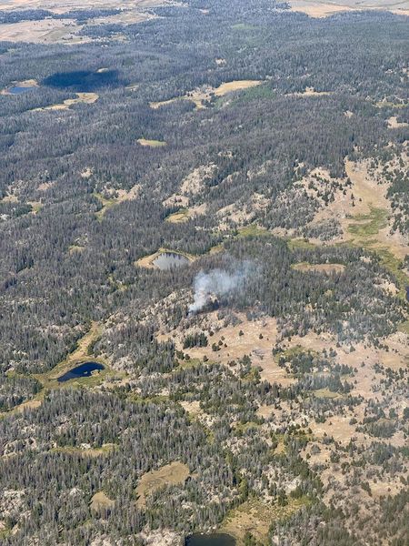 Seven Lakes Fire. Photo by Bridger-Teton National Forest.
