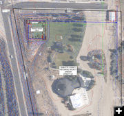 Fort location. Photo by Museum of the Mountain Man.