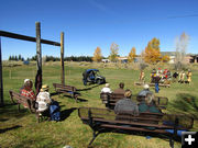 Fort off to the left. Photo by Dawn Ballou, Pinedale Online.