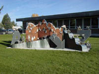 Pinedale School Sculpture